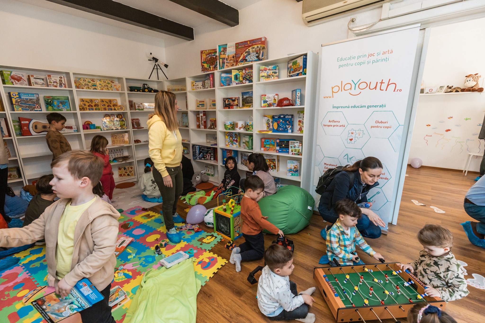 Ludoteca #FamilyHUB powered by PlaYouth & Lidl și-a deschis oficial porțile