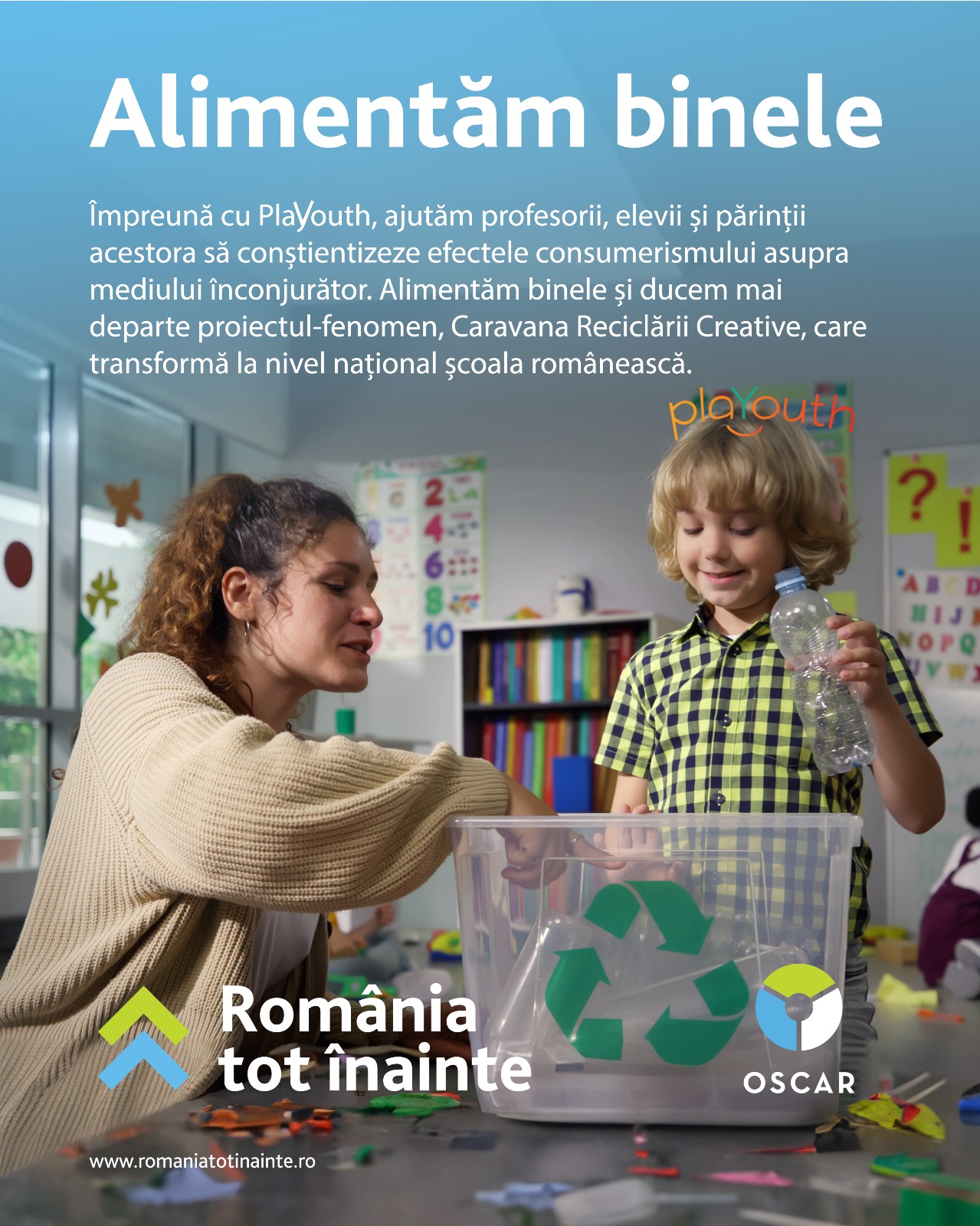 Caravana Reciclării Creative aduce OSCAR Downstream distincția GOLD la categoria Reduce Reuse Recycle în clasamentul Community Index 2024